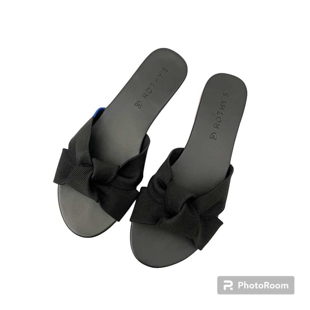 Rothy’s The Knot Sandal Black Size 6